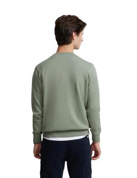 Silbon Jersey Liso Cuello Redondo Verde