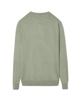 Silbon Jersey Liso Cuello Redondo Verde