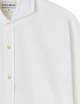 Silbon Camisa Sport Lisa Micropique Blanca