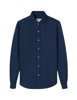 Silbon Camisa Sport Lisa Micropique Azul Marino