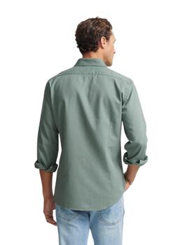 Silbon Camisa Sport Lisa Structure Verde Medio