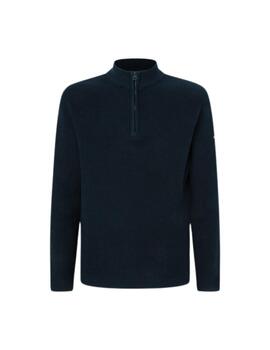 Pepe Jeans Punto Dean Mock Neck Dulwich Blue