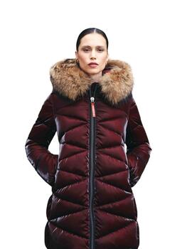 Dichi Parka Ebony Burdeos