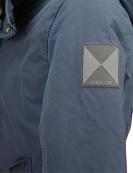 Arkistar Parka Con Doppia Tasca Navy