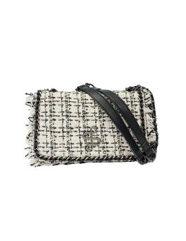 SALSA JEANS BOLSO DE TWEED CON BRILLO Perla