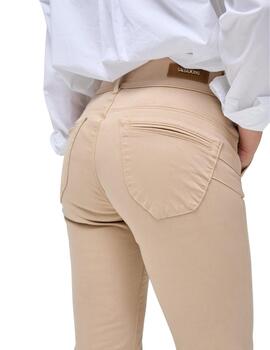 SALSA JEANS Pantalón SECRET CHINO PUSH IN STRAIGHT Beige