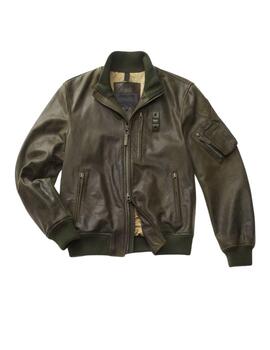 Blauer Leather Baldwin Verde Pigna