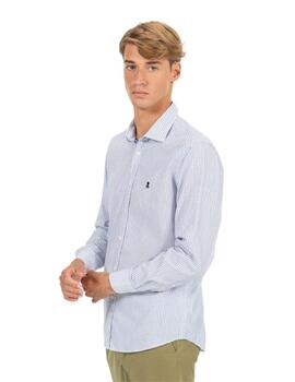 El Pulpo CAMISA CUADRO SIMPLE POPELÍN AZUL COBALTO 