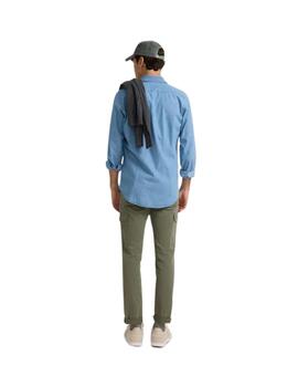 Silbon Camisa Sport Warm Jeans Azul Medio