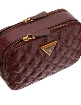 Guess Bolso Giully Camera Bag Burgundy