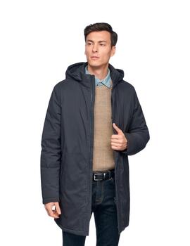 Geox  Hombre M Aurelio Coat - Poly Dty-Sky Captain