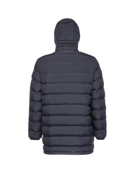 Geox  Hombre M Spherica Parka - Weaved Quil-Sky Ca