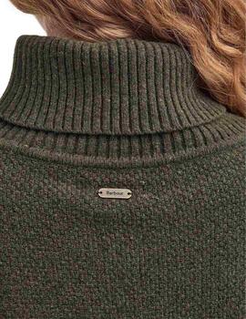 Barbour Jersey Barbour Burne Knitted Cape / Oliv