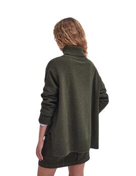 Barbour Jersey Barbour Burne Knitted Cape / Oliv