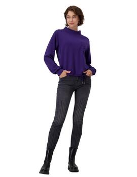 MONARI SUDADERA VIOLETA