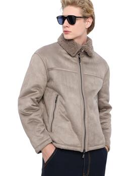 Armani Blouson Jacket Driftwood