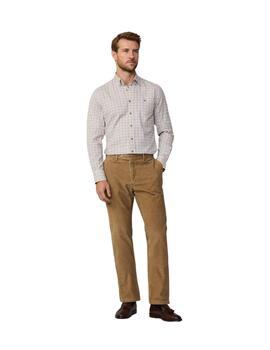 Hackett Camisa Brushed Tattersal Lt Mustard Yell