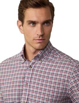 Hackett Camisa 3 Col Brushed Gingham Red