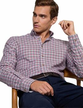 Hackett Camisa 3 Col Brushed Gingham Red