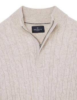 HACKETT PUNTO CREMALLERA BEIGE