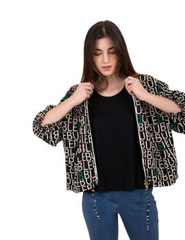 Twin-set Letras Verde Bomber