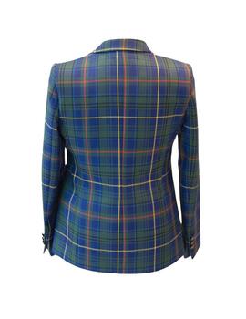 HENRY ARROWAY MARYLIN TRICOT TARTAN BLUE