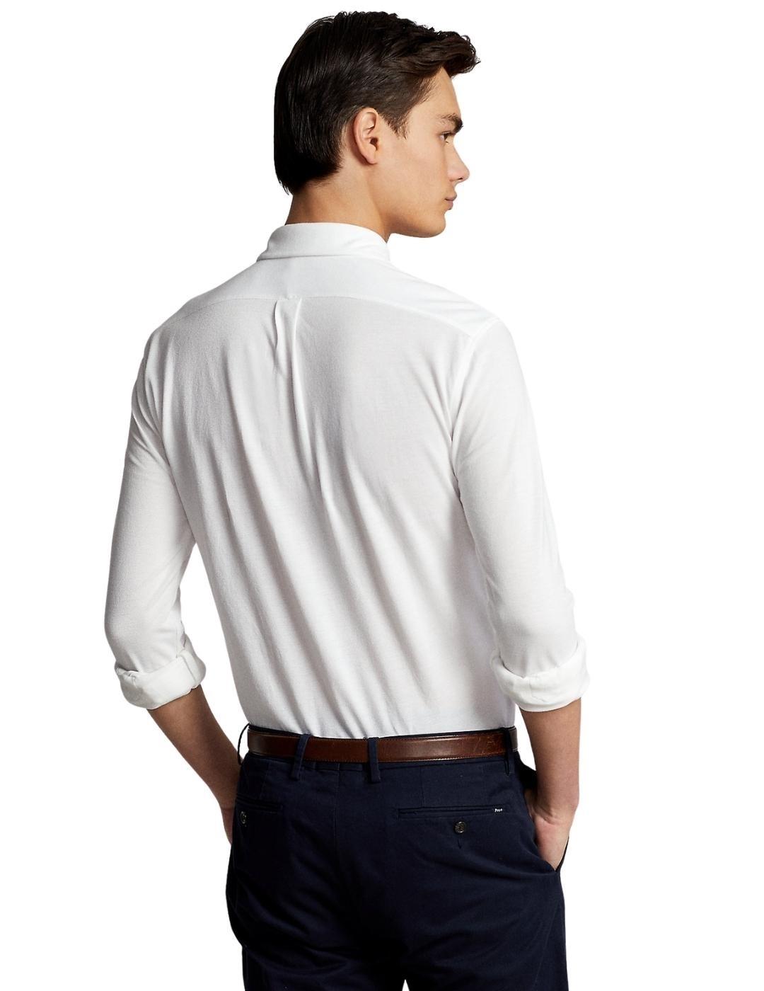Ralph Lauren Camisa de piqué ultraligera Blanca