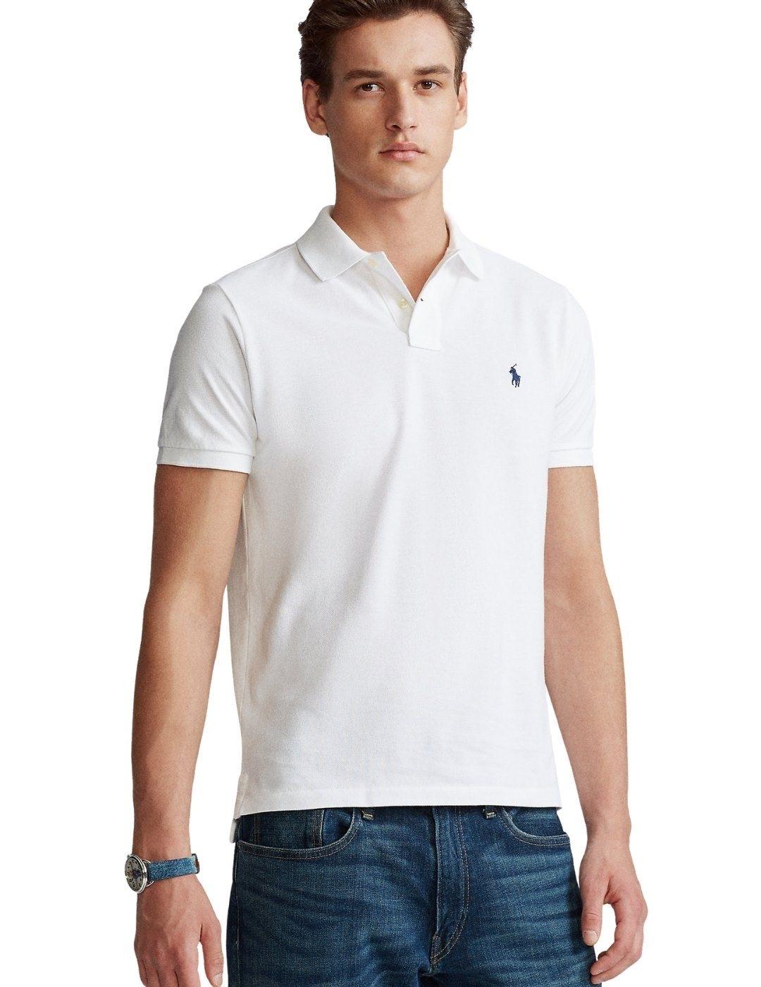 Ralph Lauren Polo manga corta blanco
