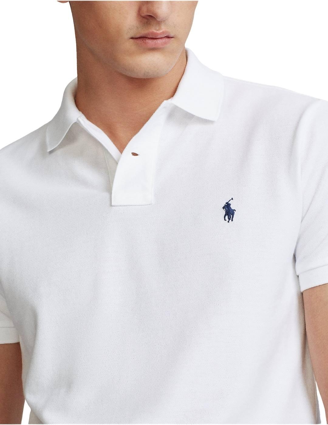 Ralph Lauren Polo manga corta blanco