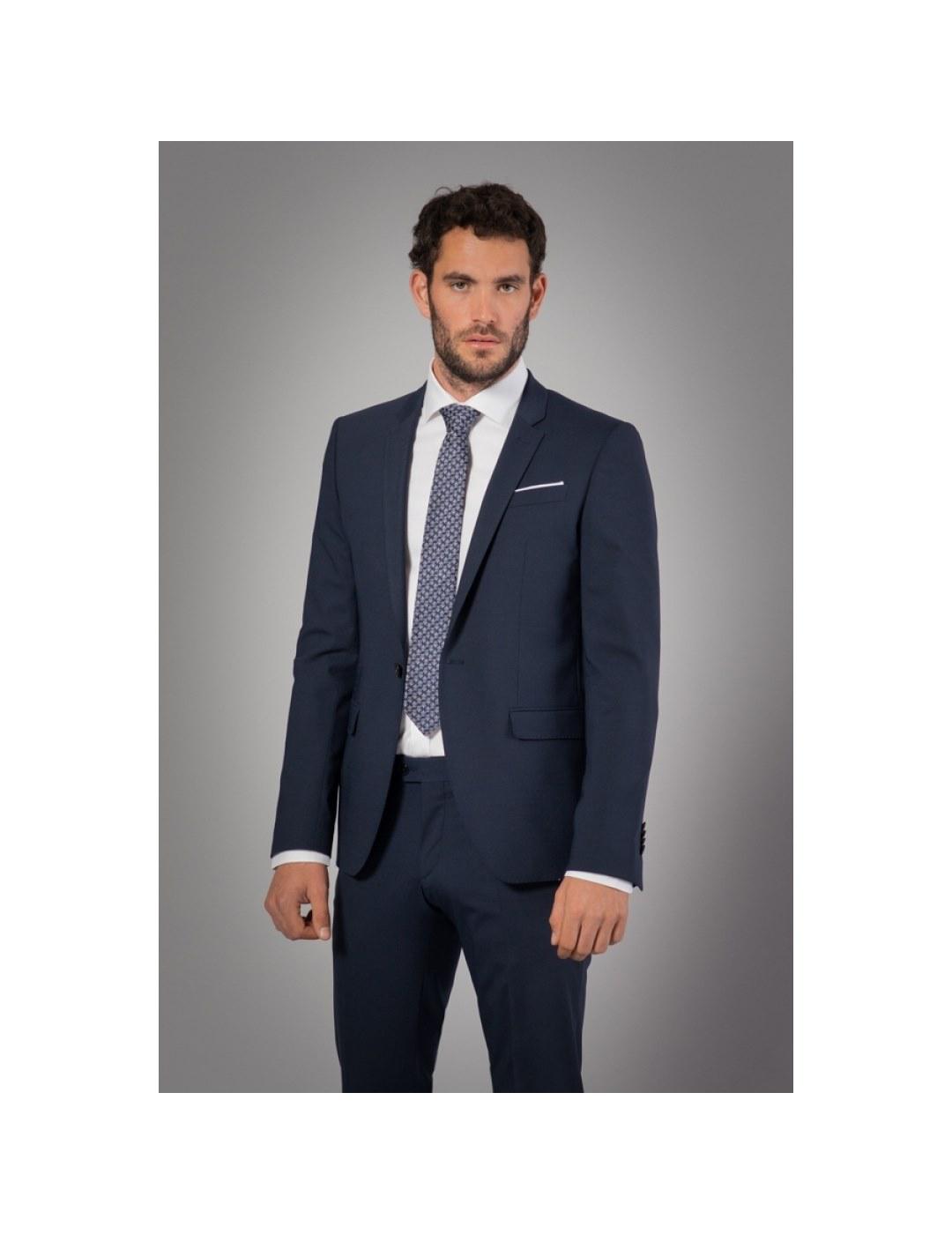 ETIEM TRAJ.EXTRA SLIM FIT,1BOT.1ABER MARINO