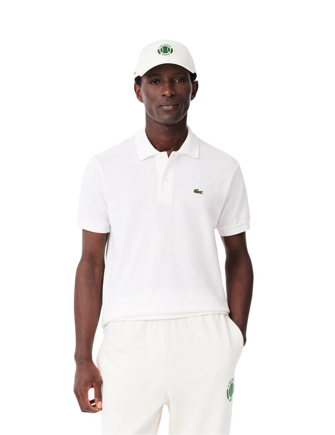 Lacoste Polo original de corte clásico Blanco