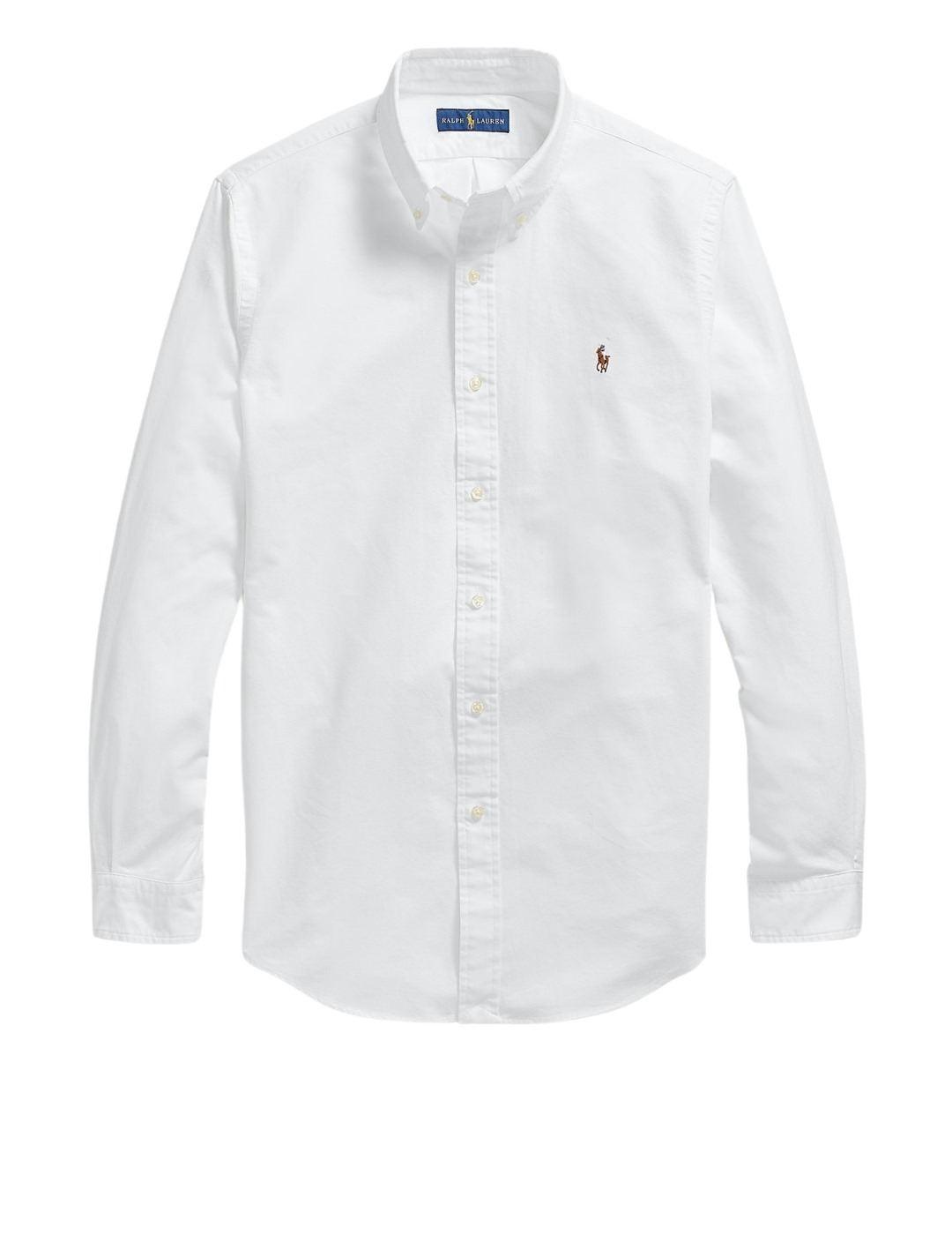 Ralph Lauren Camisa manga larga blanca