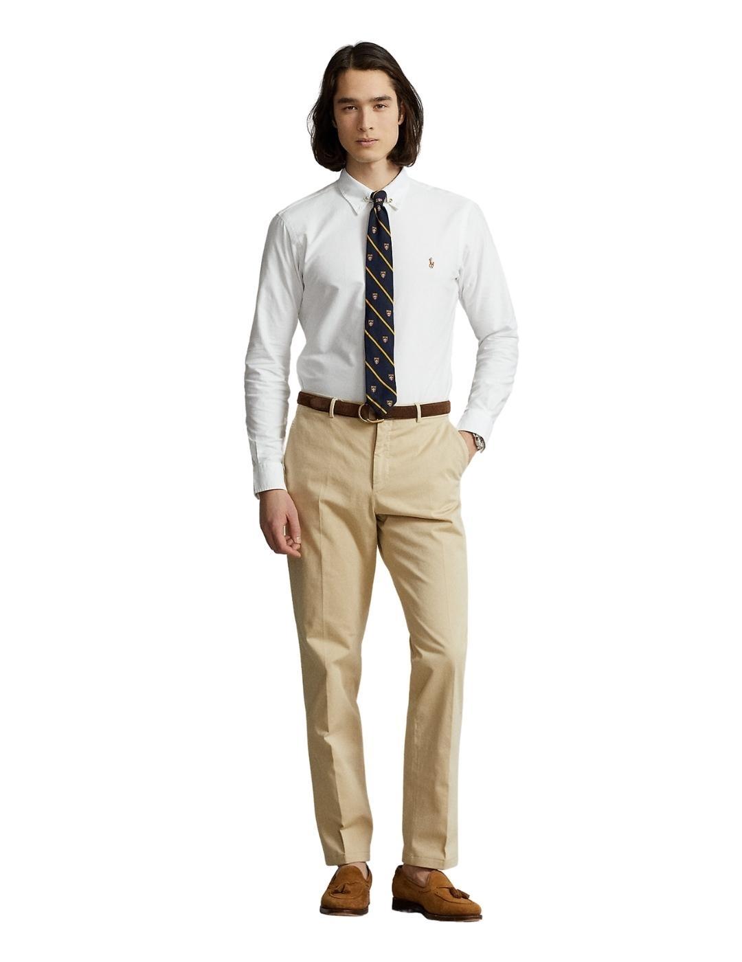 Ralph Lauren Camisa manga larga blanca