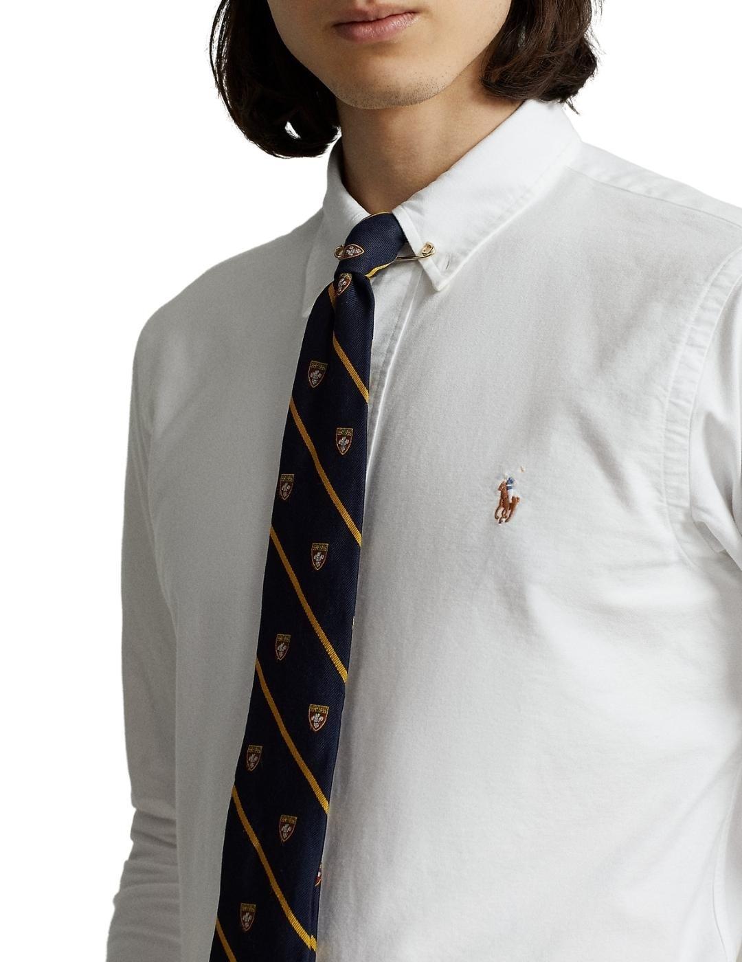 Ralph Lauren Camisa manga larga blanca