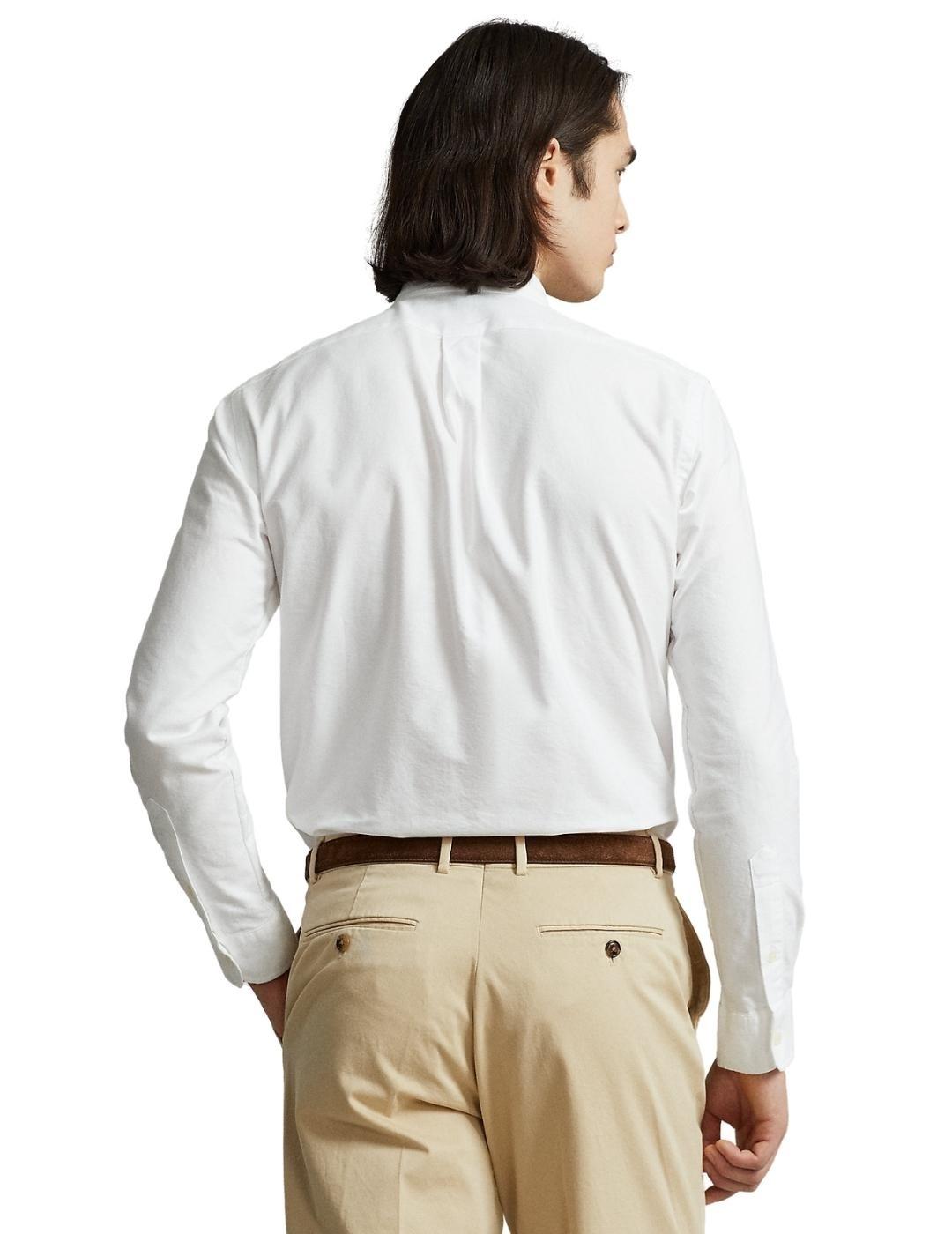 Ralph Lauren Camisa manga larga blanca