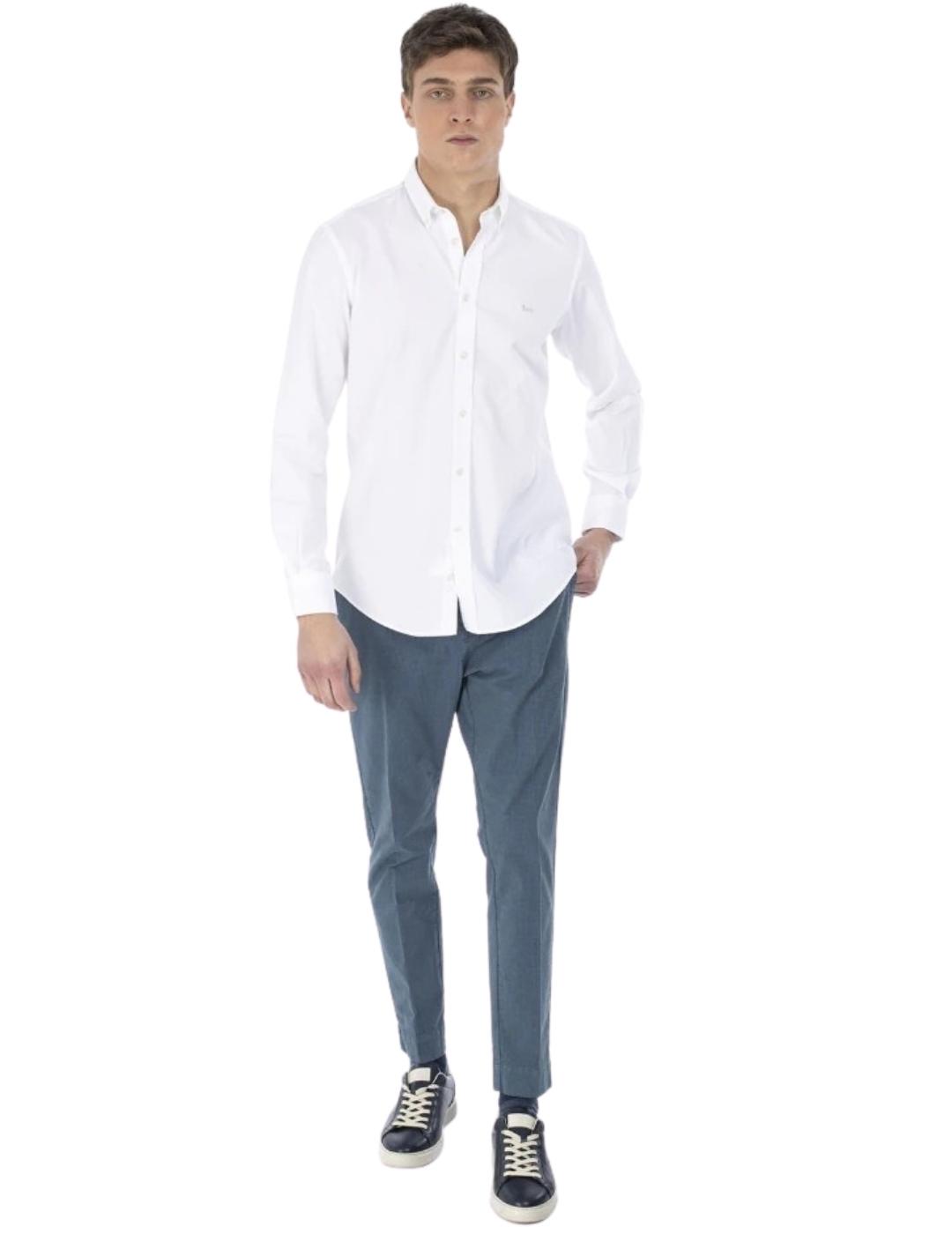 CAMISA ESSENTIALS DE ALGODÓN LISO