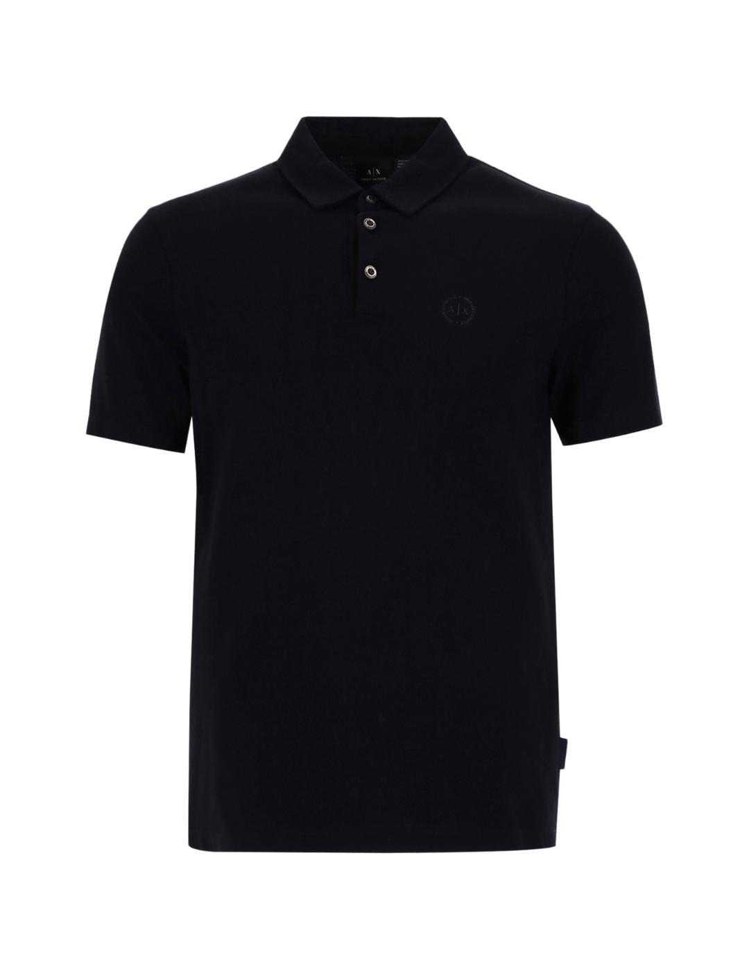 Polo Armani Exchange Marino Para Hombre