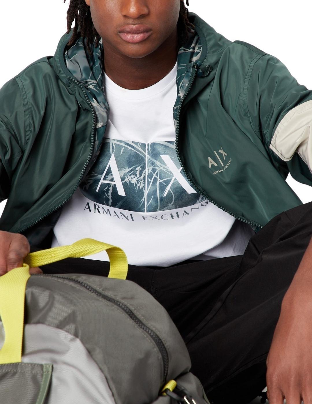 Armani T-Shirt White/Green G.Field