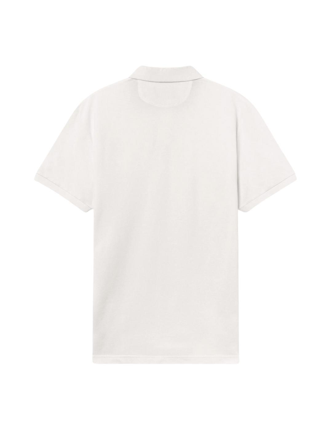 Hackett Polo Blanco Slim Fit