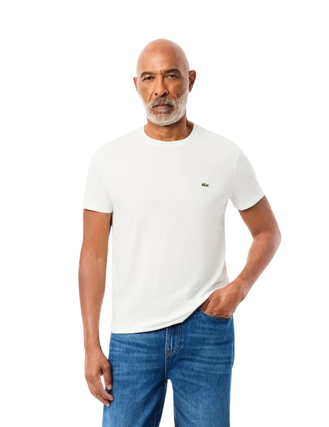Lacoste Camiseta Negra de algodón