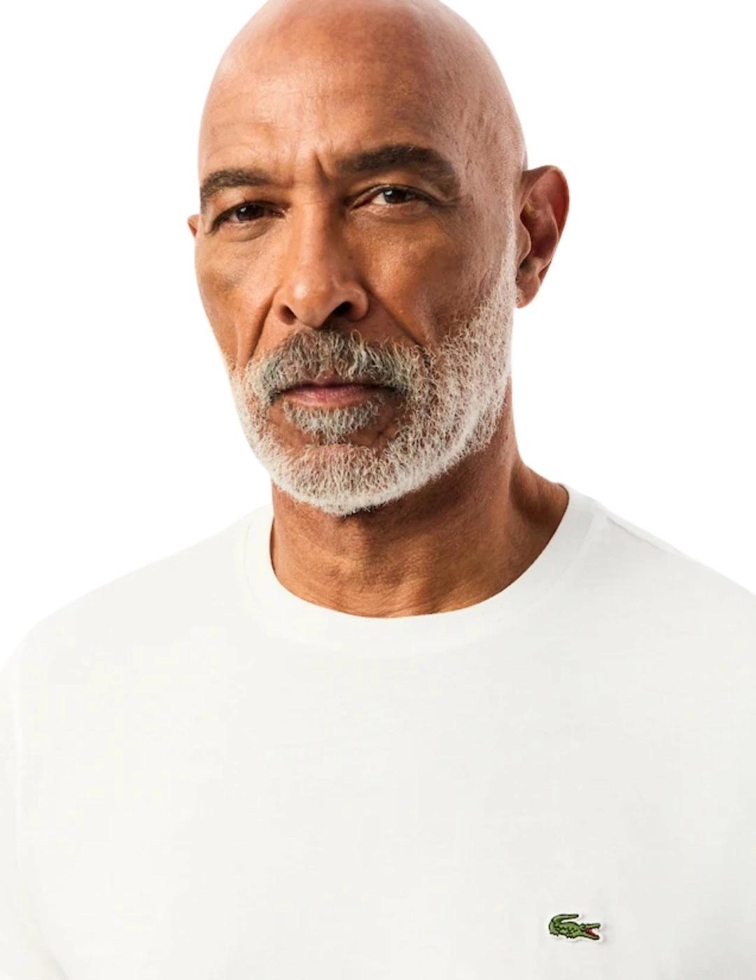 Lacoste Camiseta Blanca de algodón