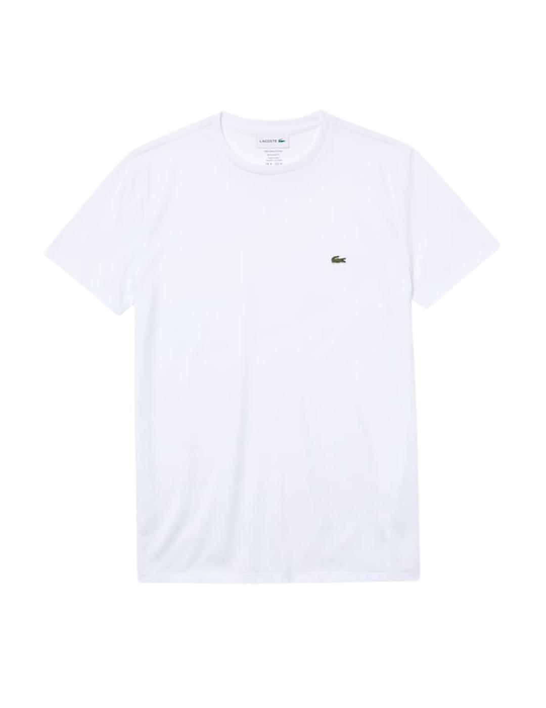 Lacoste Camiseta Blanca de algodón