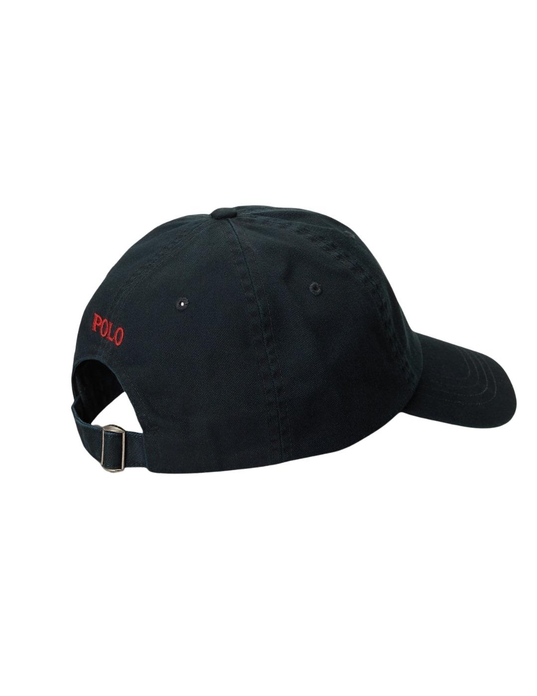 Ralph Lauren Gorra negra Classic Sport Cap