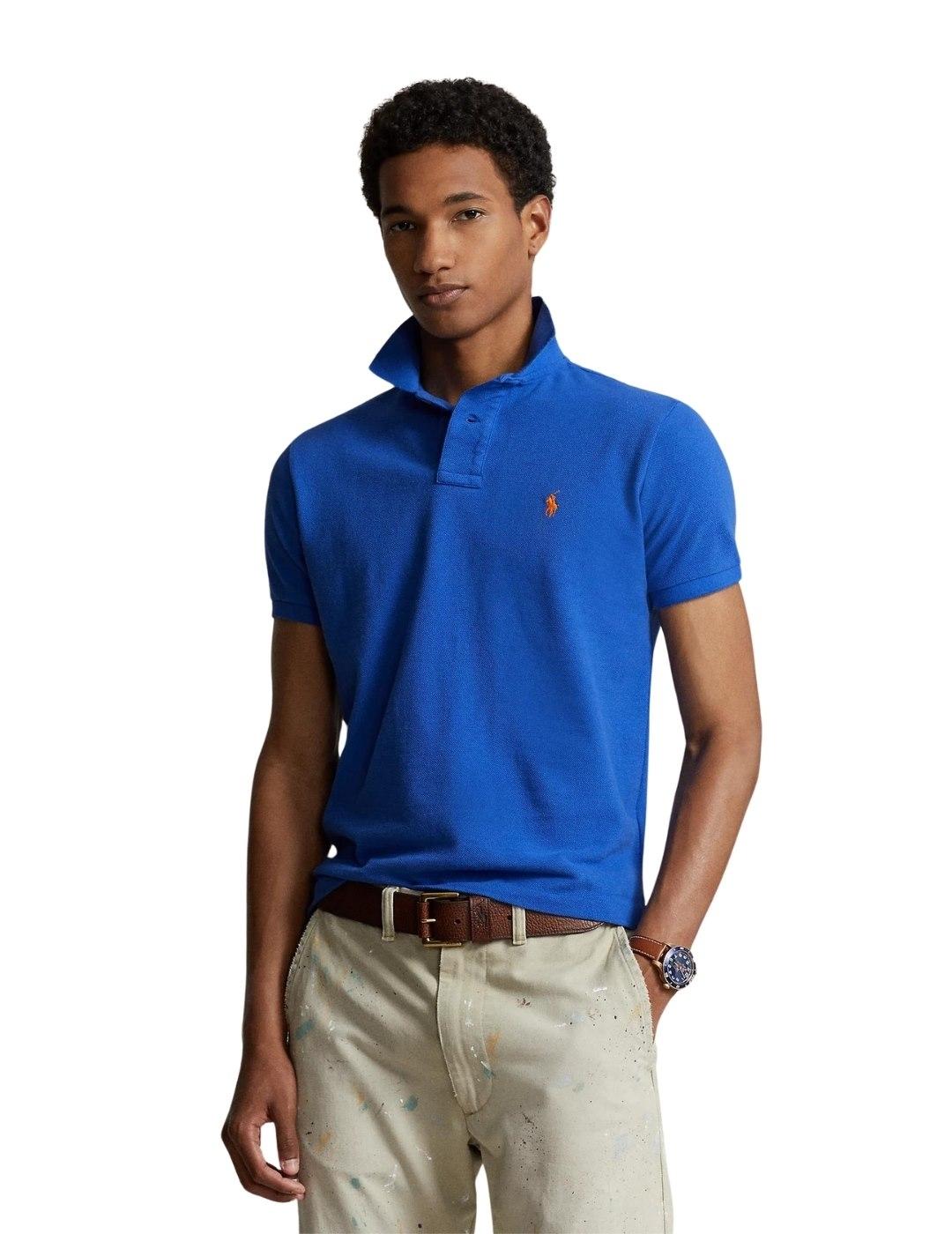 Ralph Lauren Polo manga corta azul
