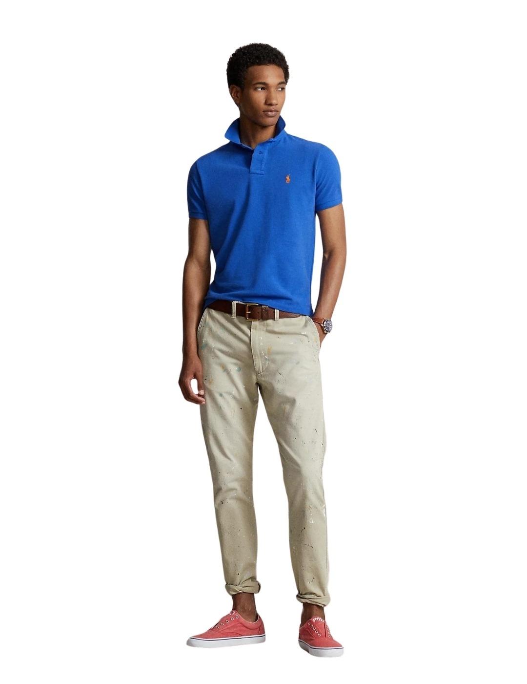 Ralph Lauren Polo manga corta azul