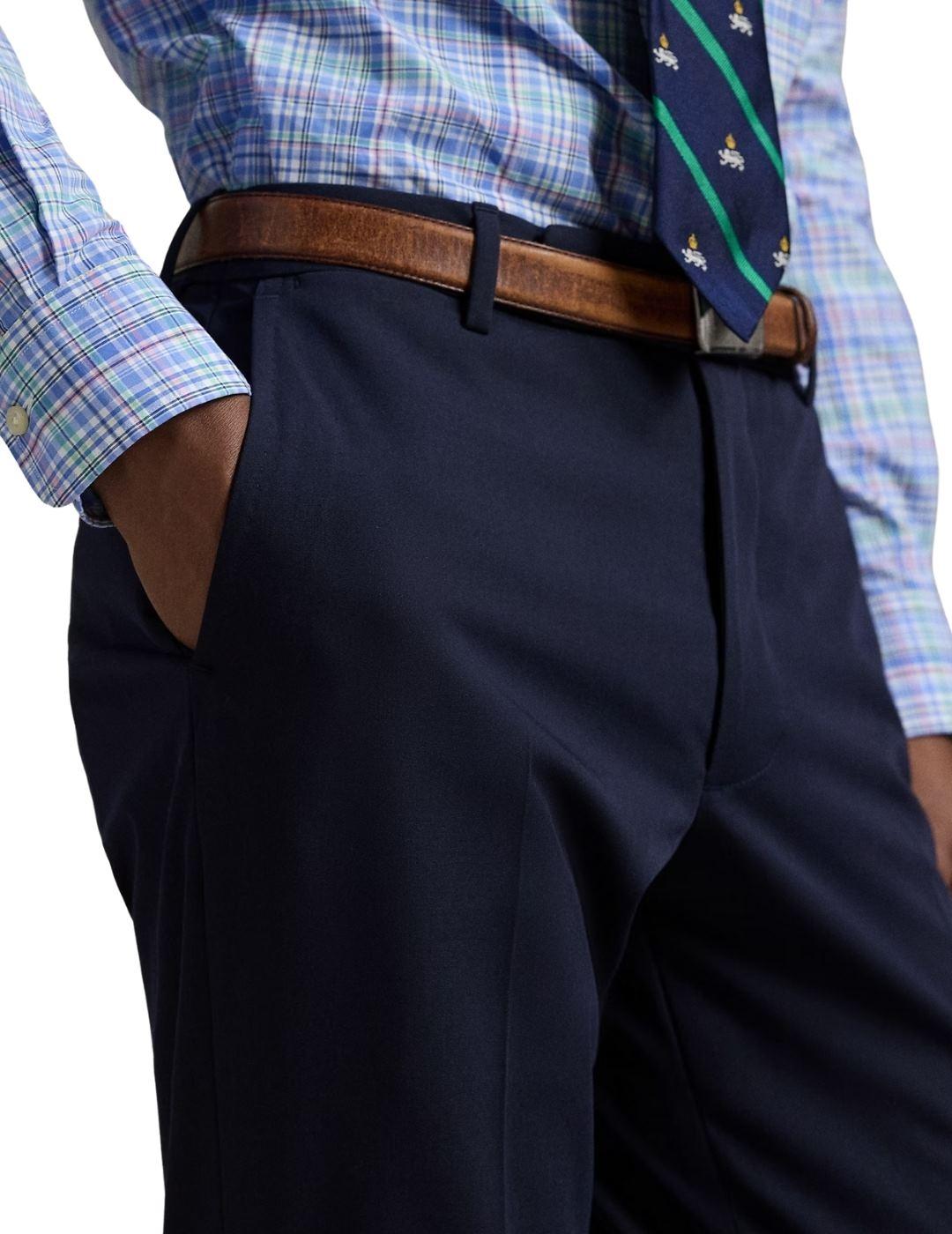 Ralph Lauren Pantalones de vestir azul marino