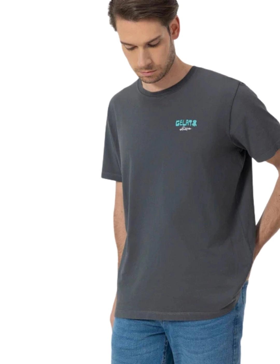 El Pulpo Camiseta Estampado Gelato Antracita