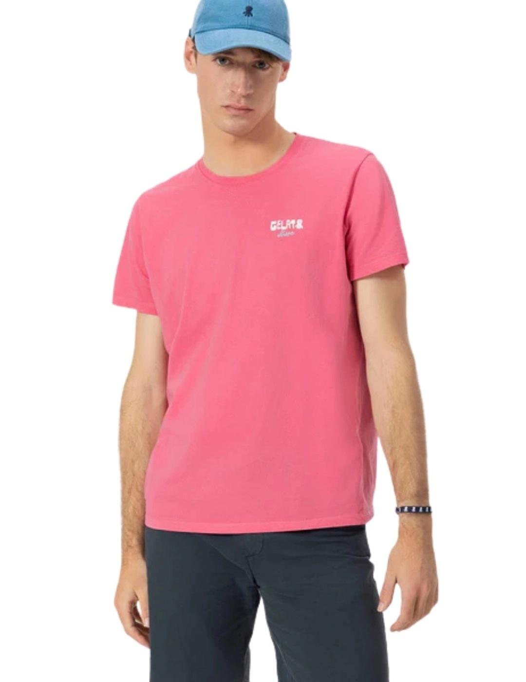 El Pulpo Camiseta Estampado Gelato Rosa Chicle