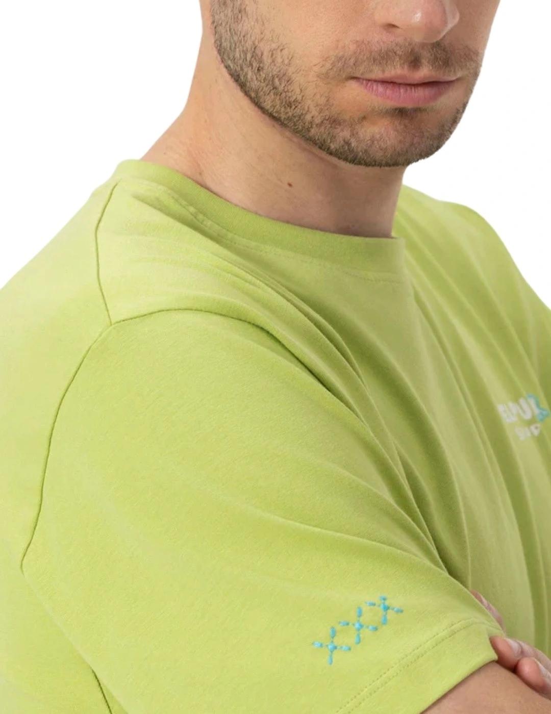 El Pulpo Camiseta Estampado Enjoy Life Verde