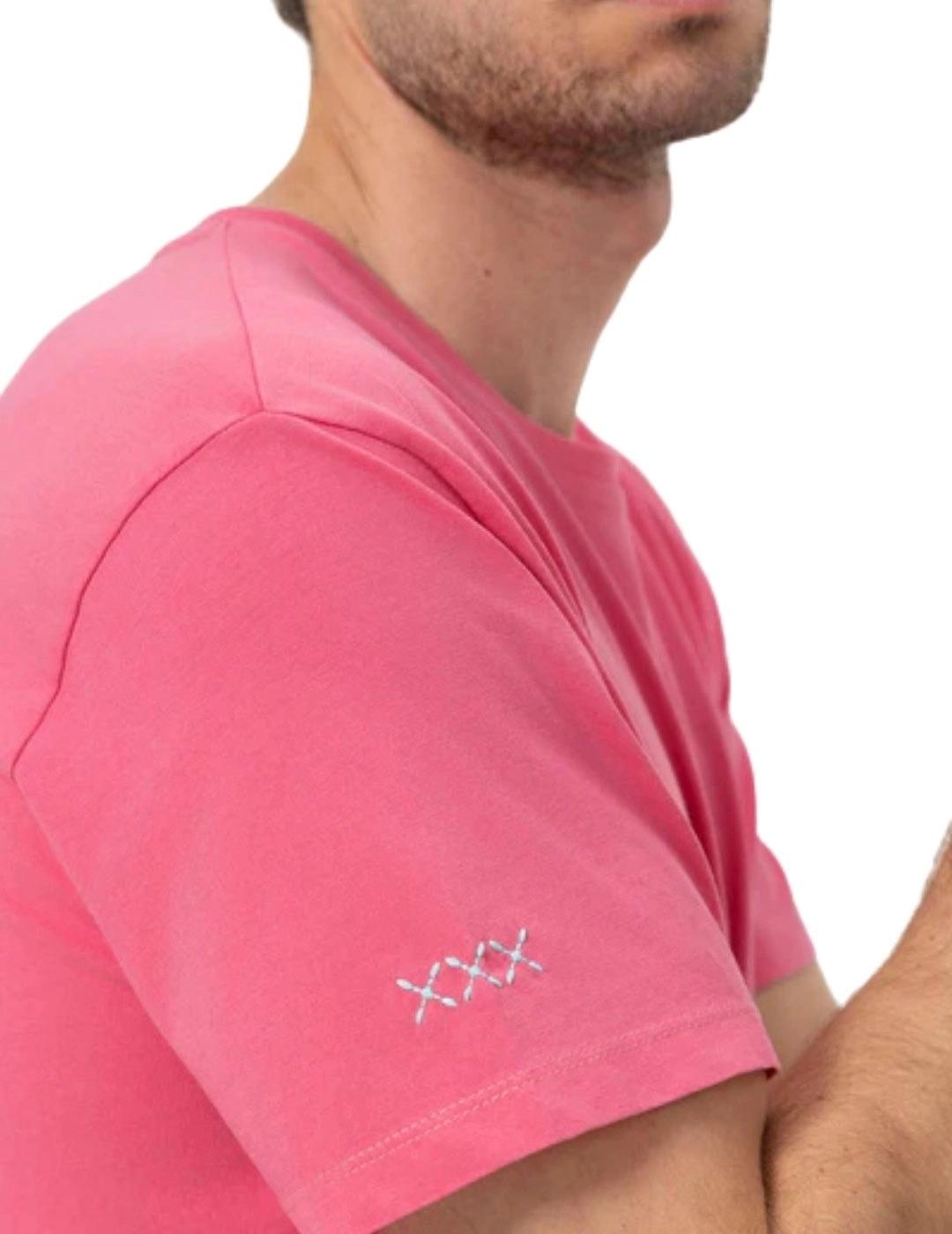 El Pulpo Camiseta Estampado Salty Waves Rosa